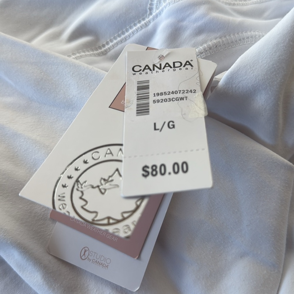 Canada Weather Gear Fitted Yoga Lightweight Jacket moisture Wicking Sz L NWT - Picture 10 of 10
